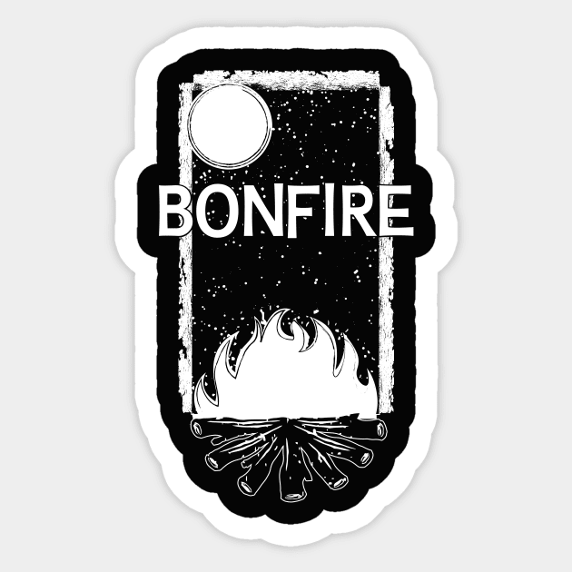 Bonfire Sticker by tobiasneal